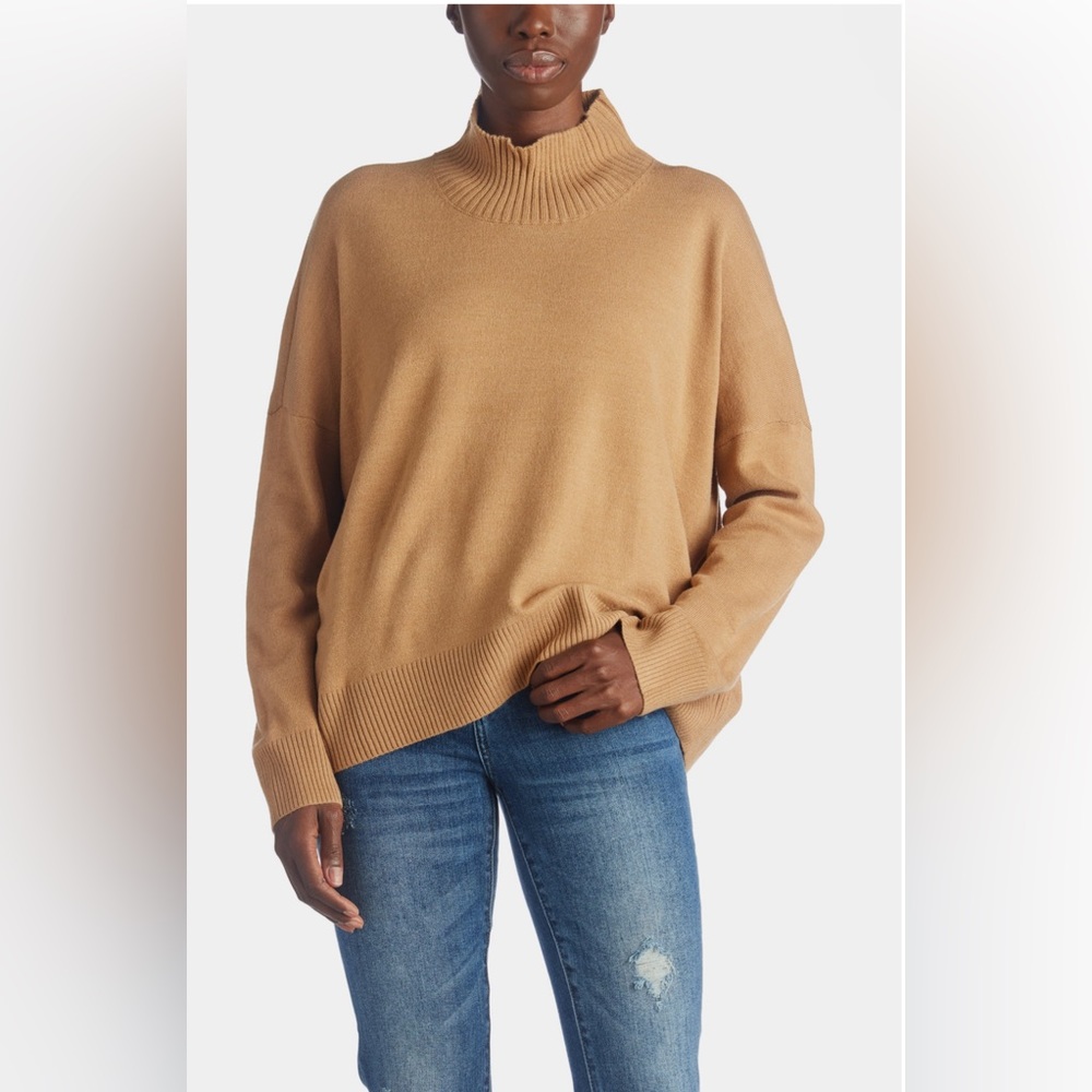 NWT Gorgeous Camel FRENCH CONNECTION sweater